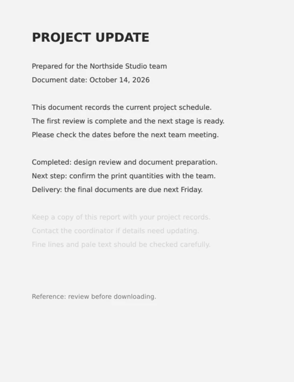 Gray paper and faint text after PDF whitening